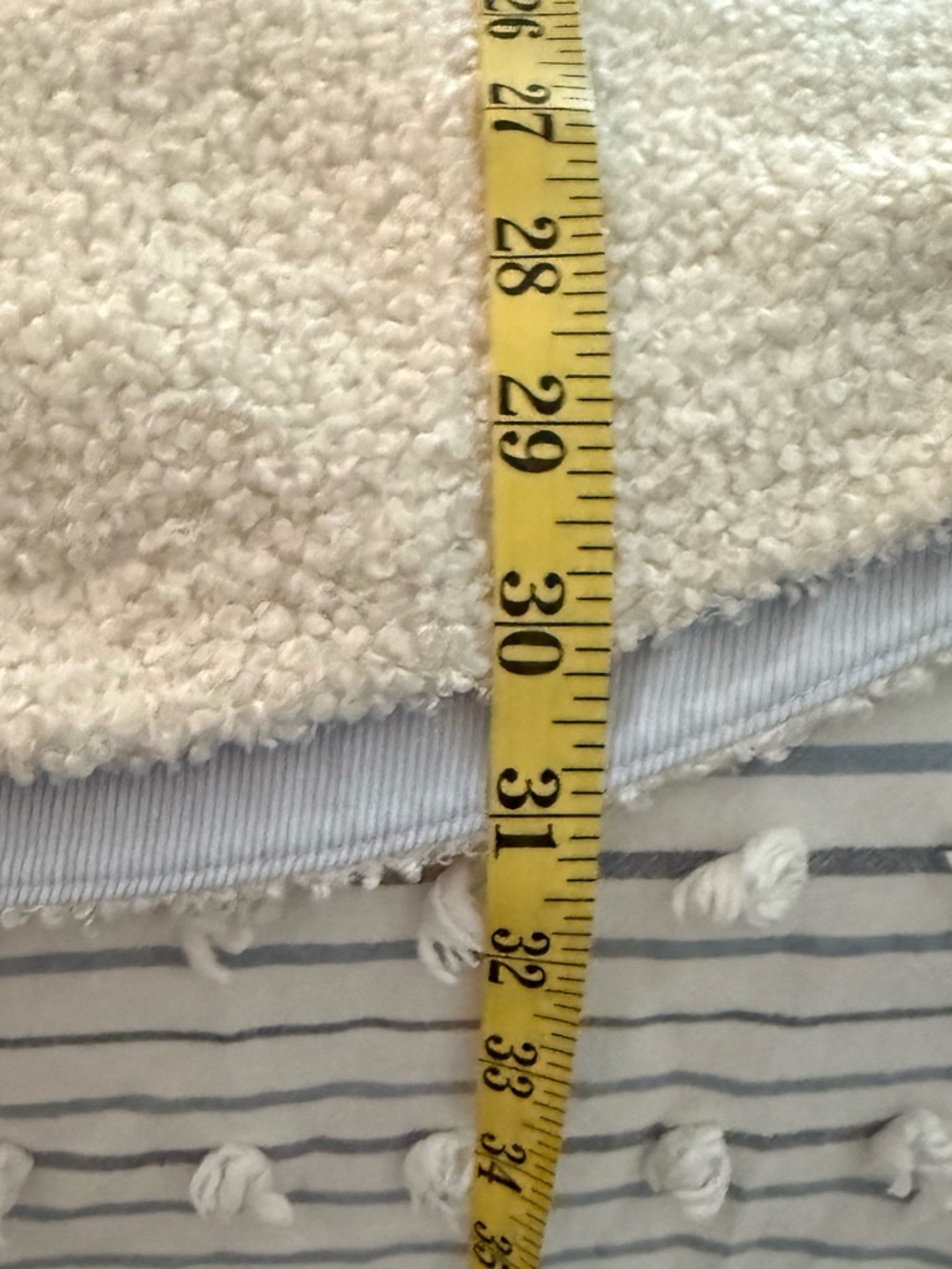 Vineyard Vines Cream Teddy Bouclé Button Jacket - Picture 5 of 6